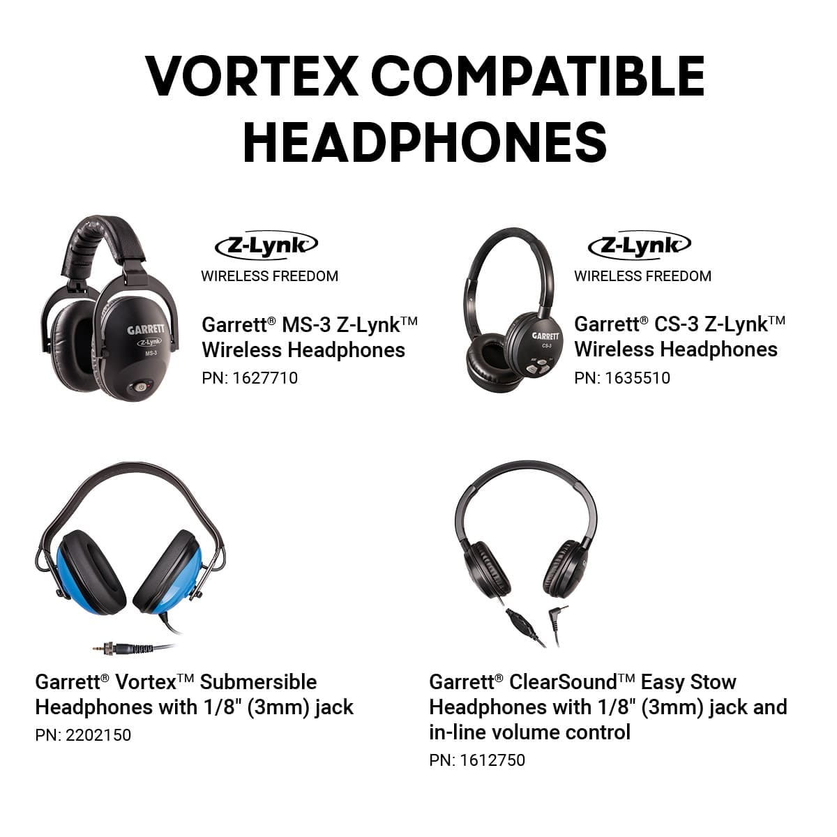 Balıkesir Garrett Vortex VX9 Dedektör - Z-Lynk uyumu, hedef sesinin gecikmesiz ve daha kontrollü takip edilmesini sağlar.