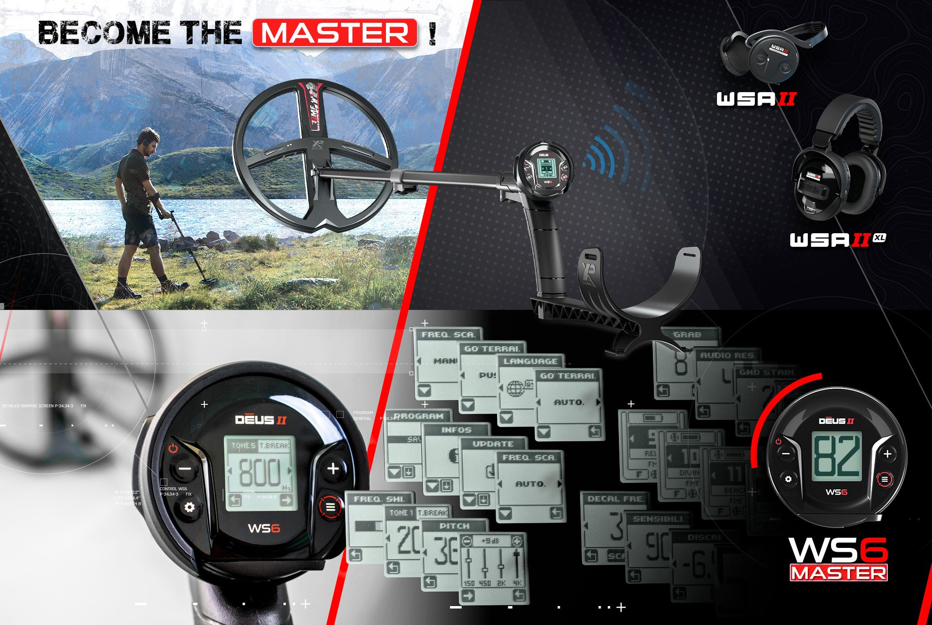 Balıkesir XP Deus II WS6 MASTER - XP WS6 MASTER Deus 2 saha ve su kullanımı
